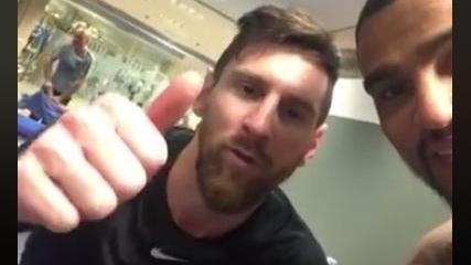 Anche Messi con il bimbo pisano che lotta per guarire: «Christian, combatti» - Video