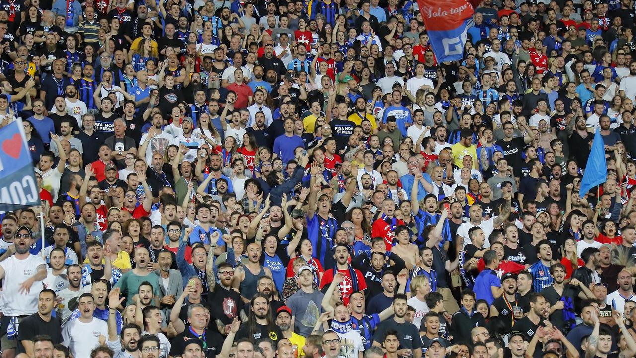 Il pubblico durante Pisa-Triestina