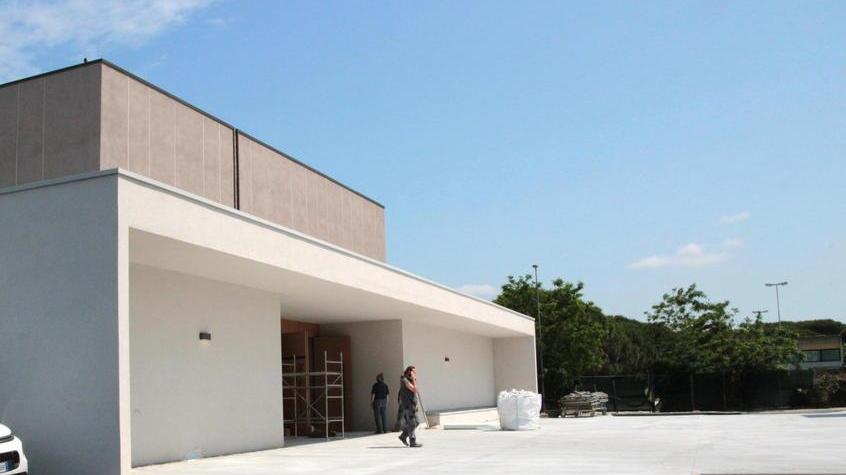 Dentro la nuova chiesa del Varignano, il cuore della comunità