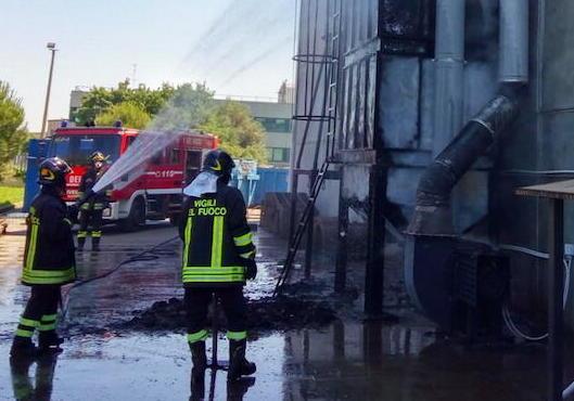Incendio alla Paci Ferro