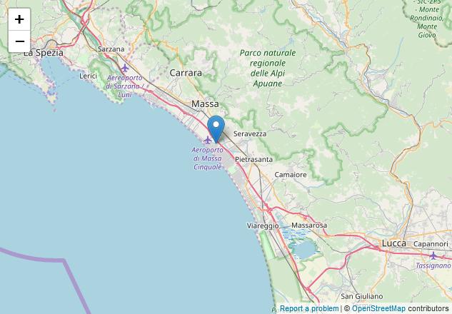 Scossa tra Forte dei Marmi e il Cinquale: paura sulla costa
