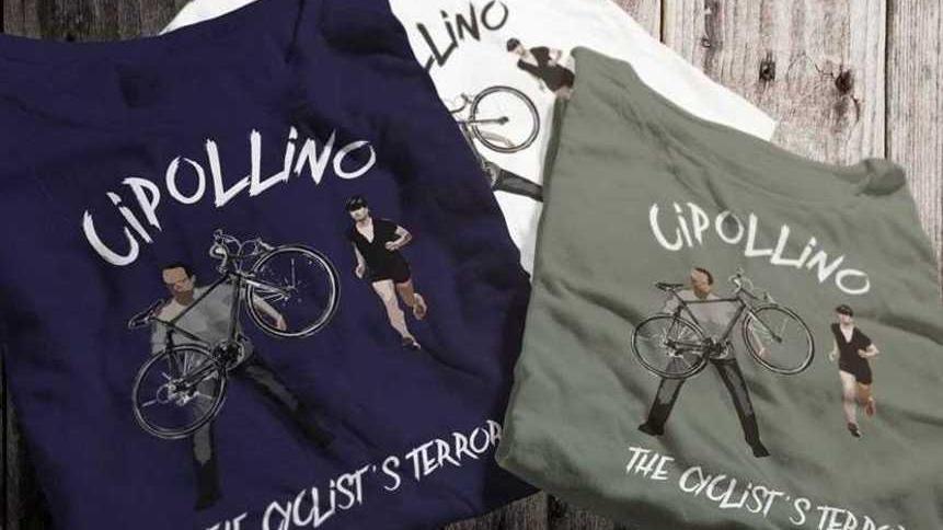 Dopo il lancio della bici ideata una maglietta dedicata all’episodio
