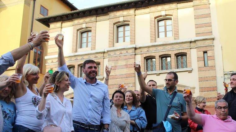 Il brindisi di Romiti davanti al Goldoni
