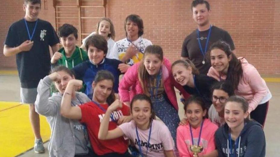 Gamerra, muscoli d’acciaio i ragazzi guidati da Braschi brillano agli Studenteschi
