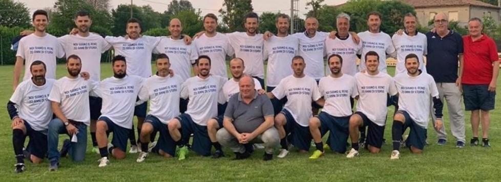 Che gran spettacolo la sfida fra il nuovo Reno di oggi e le vecchie glorie di serie D 