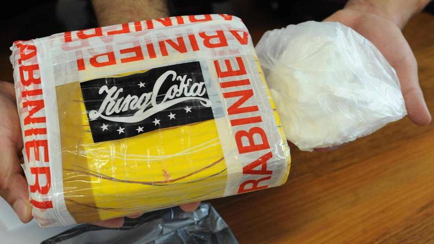 Cocaina sepolta in mezzo agli alberi Due in manette