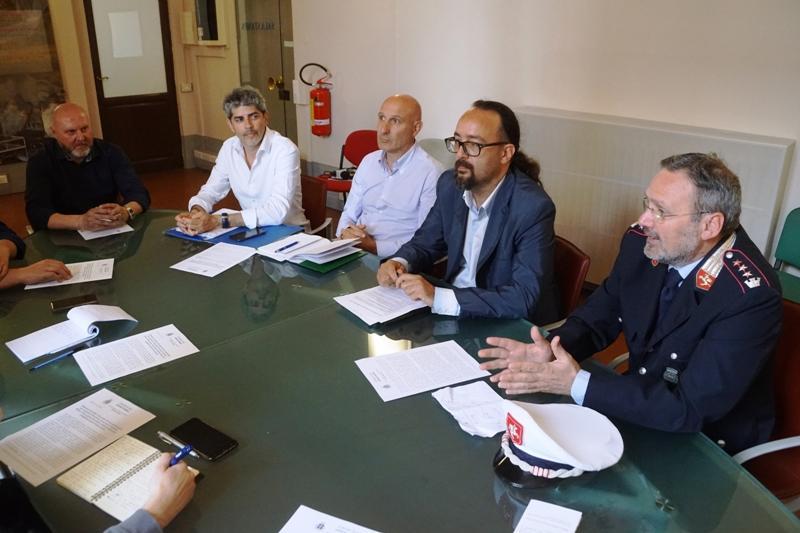 La conferenza stampa in Comune