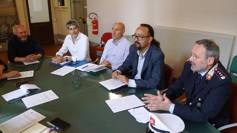 La conferenza stampa in Comune
