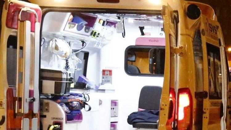 La Pubblica Assistenza in soccorso alla automobilista ferita