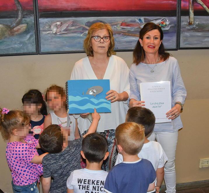 Pelagos, i bimbi dell’asilo vincono il concorso con un libro sulle balene