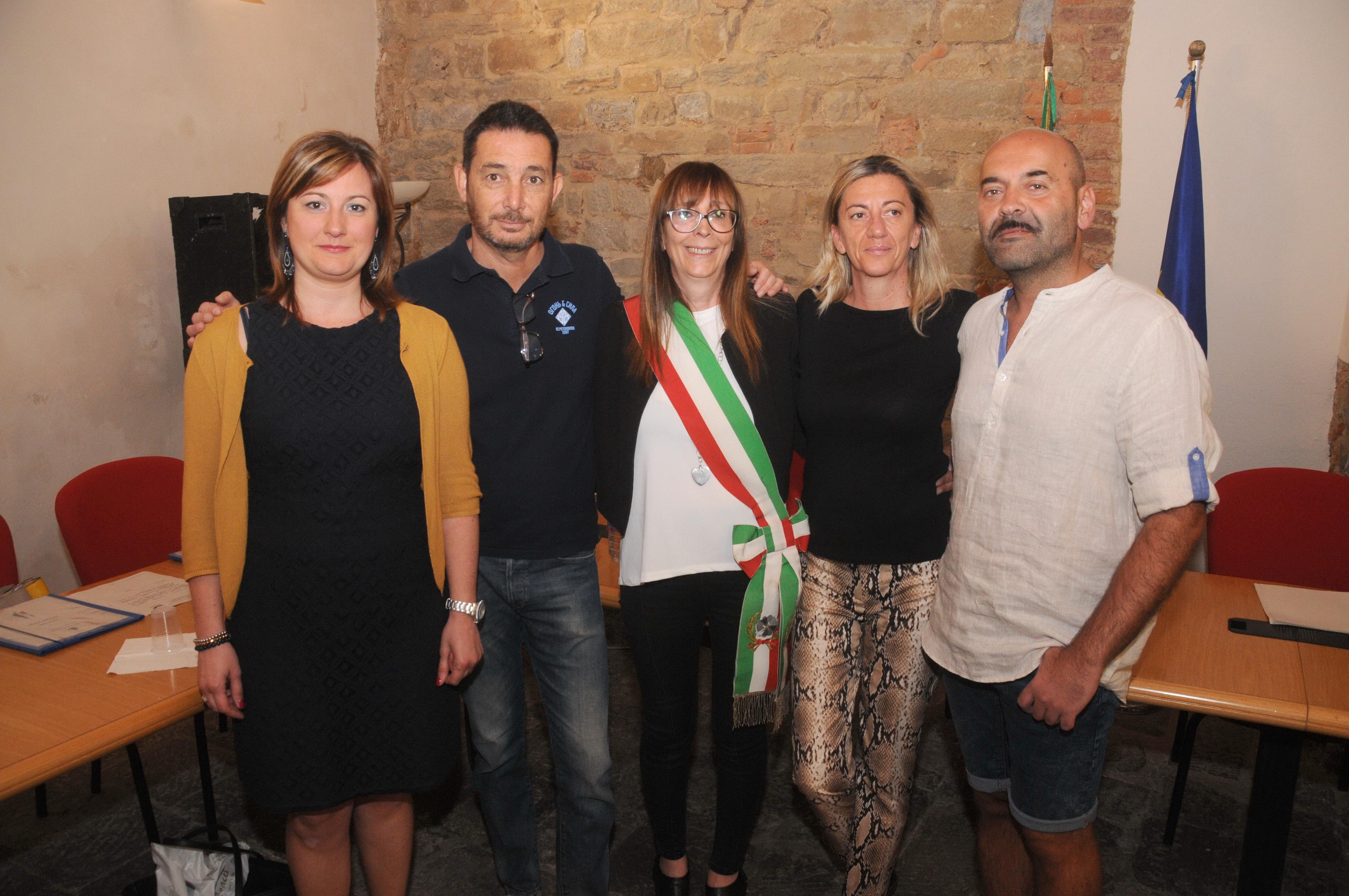 La nuova giunta del Comune di Scarlino