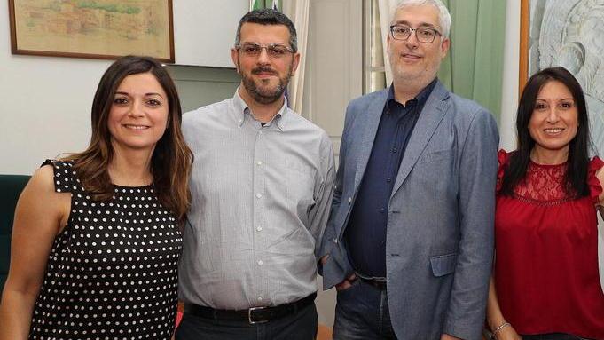La Giutna di Lamporecchio, da sinistra: Cetraro, Tronci, Torrigiani, e Volpi (manca Bochicchio)