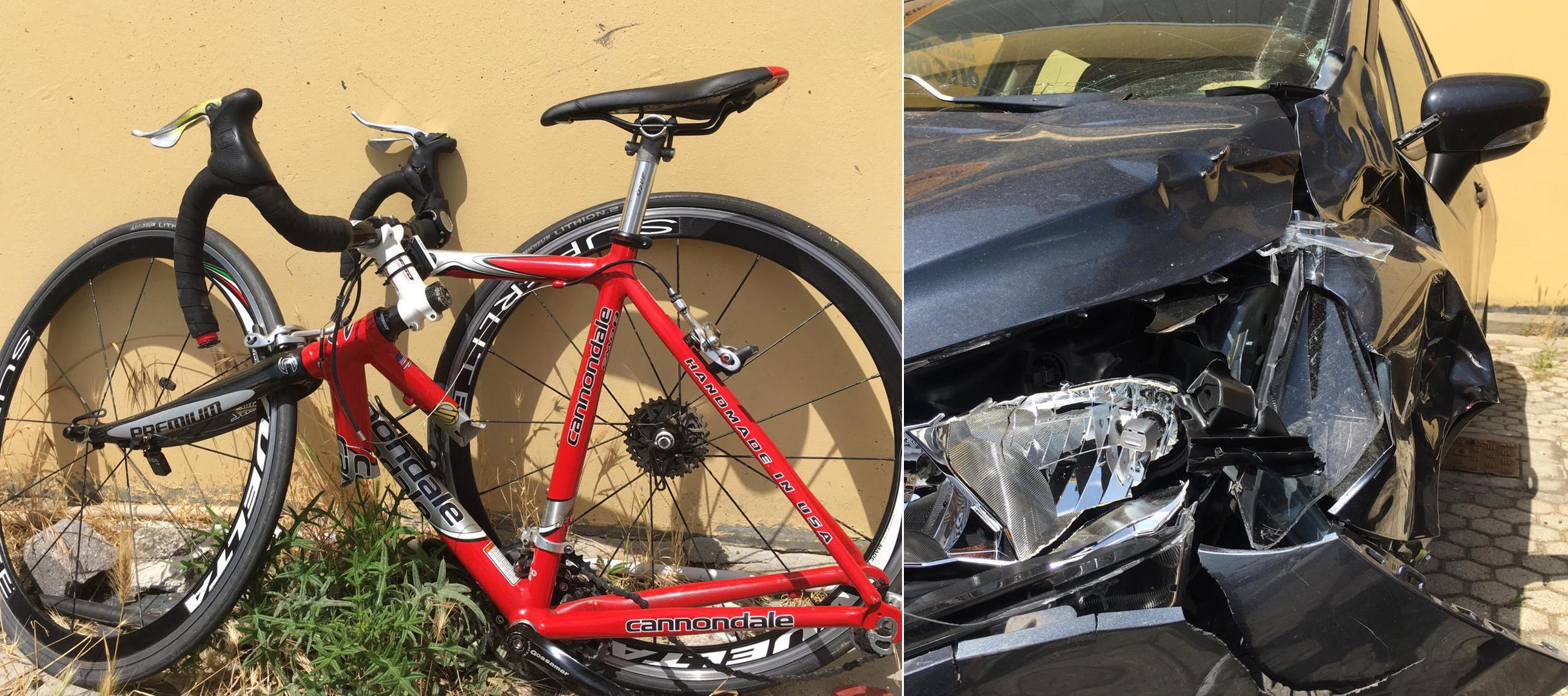 Cicloamatore di 35 anni travolto da un'auto, l’investitore positivo all'alcol 