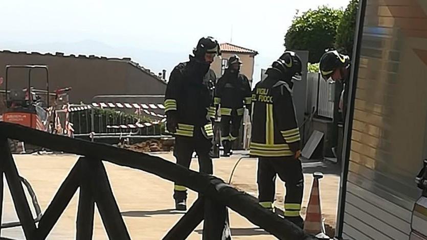 Fuga di gas gpl e cavi tranciati Blackout nelle linee
