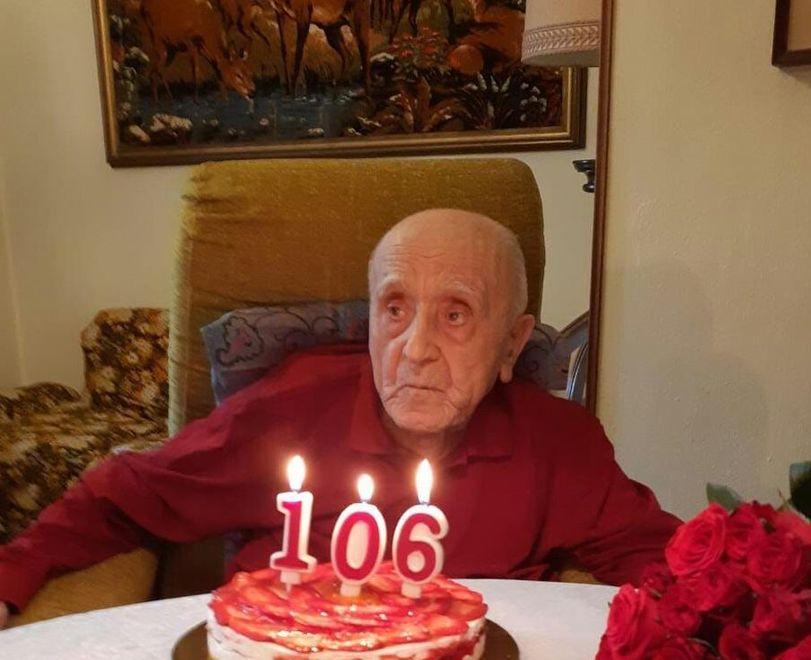 Nonno Antonio compie 107 anni «Il segreto? La famiglia e l’orto»