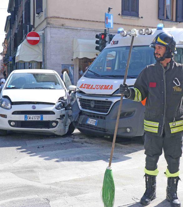 Incidente con l’ambulanza