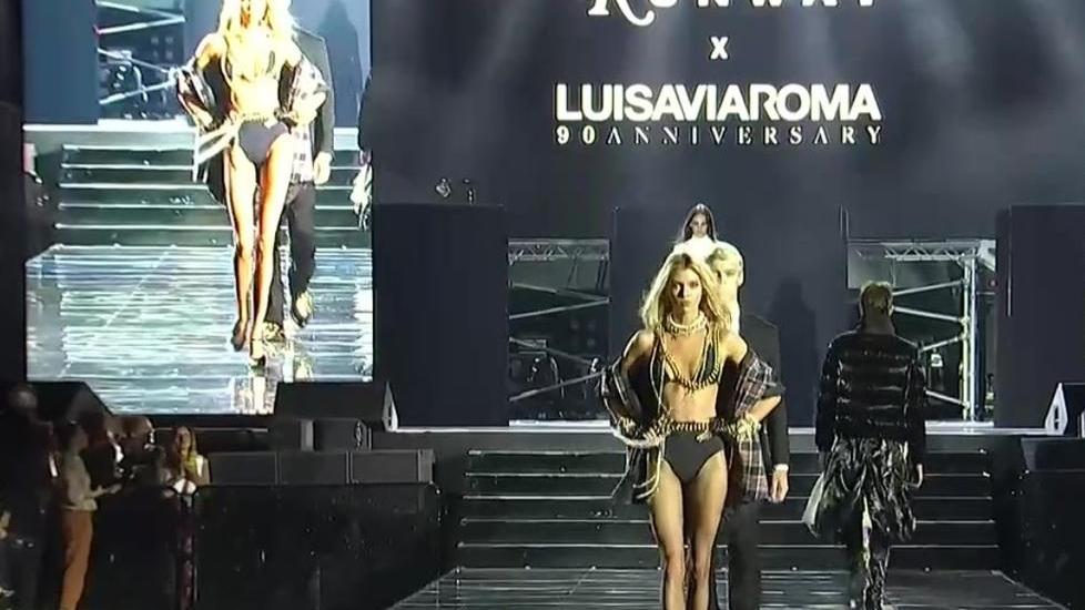 Festa glamour e 90 modelle per celebrare Luisa Via Roma