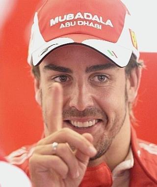 Il ferrarista Fernando Alonso 