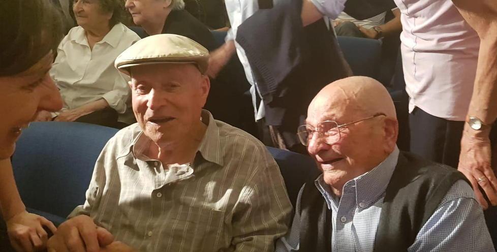 Una folla per acclamare Dante e Davide, 80 anni dopo 