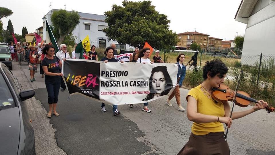 Libera in corteo al panificio confiscato, la denuncia: «Seguiti dalla famiglia Fedele»