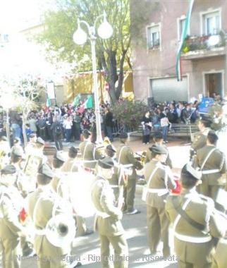 Una grande folla per la «Sassari»