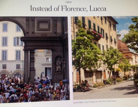 «Americani, andate a Lucca»: il consiglio dalle cronache del New York Times 
