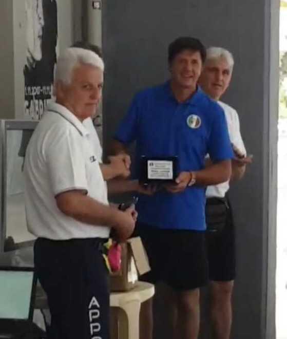 Il premio preparatore portieri a Luciano Reali del Sorano