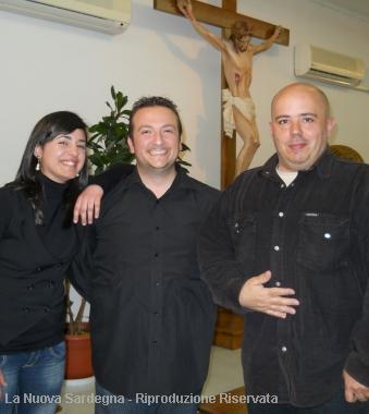 I tre protagonisti dellevento     