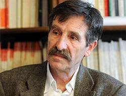 L’archeoastronomo Arnold Lebeuf ieri a Cagliari (foto Mario Rosas)