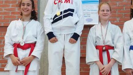 Il Cam Lucca fa sfoggio delle sue tre atlete sui tatami di Porcari