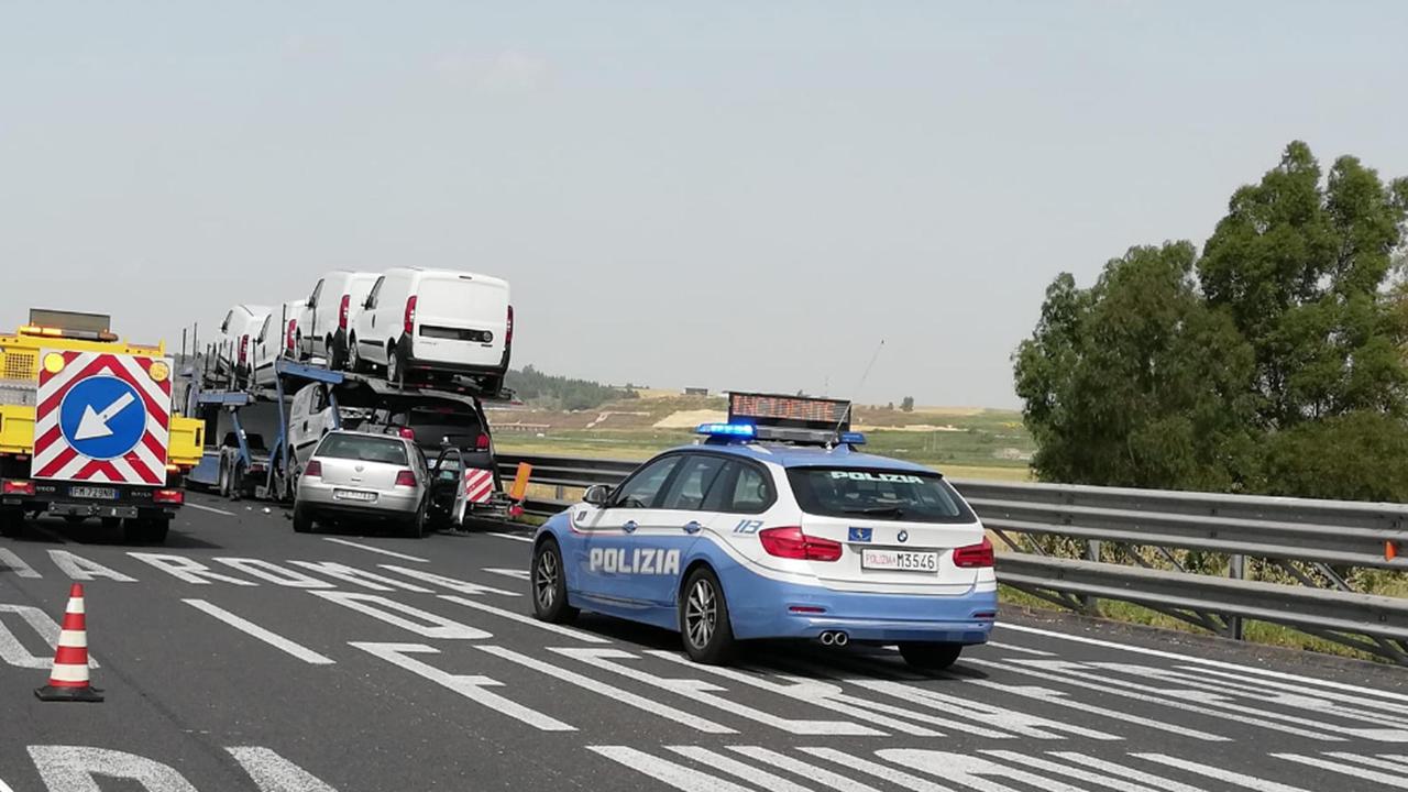 Coda dopo un incidente (foto d'archivio)