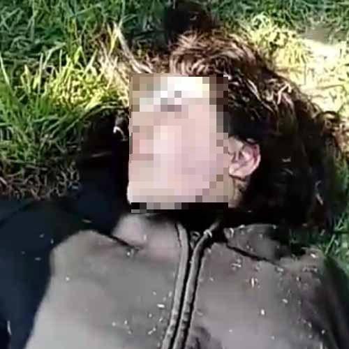 Un'immagine del video con la giovane bullizzata