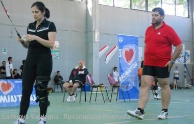 Antonella Casula in campo ai campionati italiani 