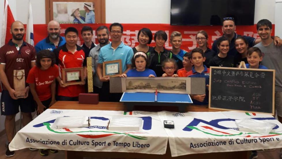 Imparare il cinese giocando a ping-pong Campus estivo al via