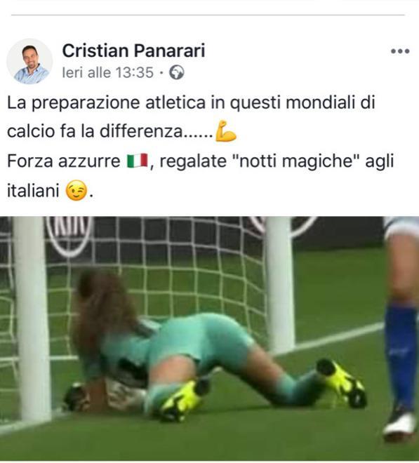 Frasi e foto sessiste sulle Azzurre Bufera su Panarari ex consigliere M5s 