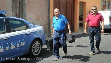 Gli inquirenti lasciano la casa subito dopo il delitto, oggi il giudice si pronuncia sulla richiesta di custodia cautelare A sinistra, luxoricida Renzo Brundu e la vittima Katia Riva 