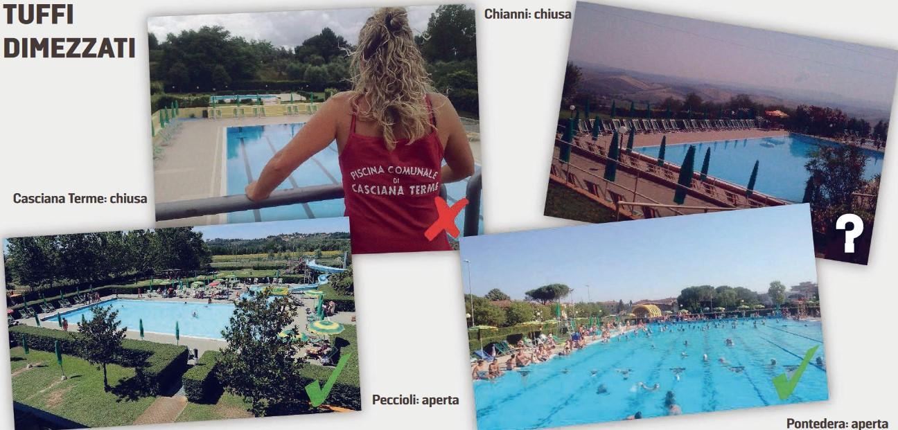 Costi alti e burocrazia spaventano i gestori così restano chiuse due piscine in Valdera 