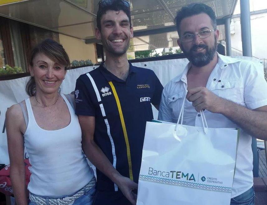 Cini, uno stacco imperioso negli ultimi chilometri ed è suo il trofeo Gavorrano