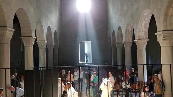 Oggi e domani il disco solare viene proiettato nella pieve