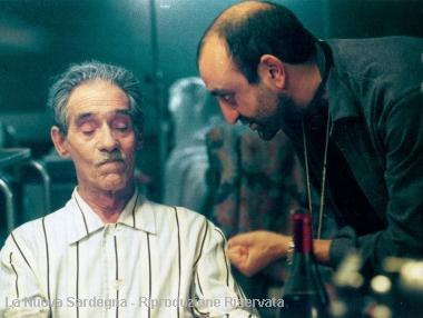 Tiberio Murgia con il regista di &laquo;Ribelli per caso&raquo;  