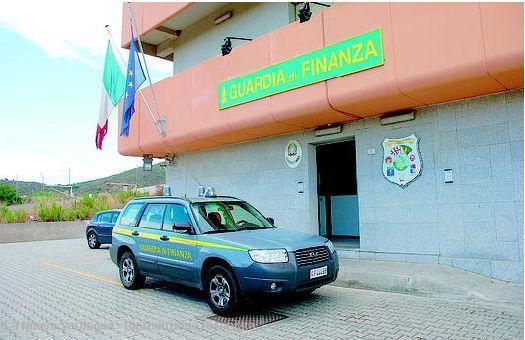 La caserma della guardia di finanza di Olbia 