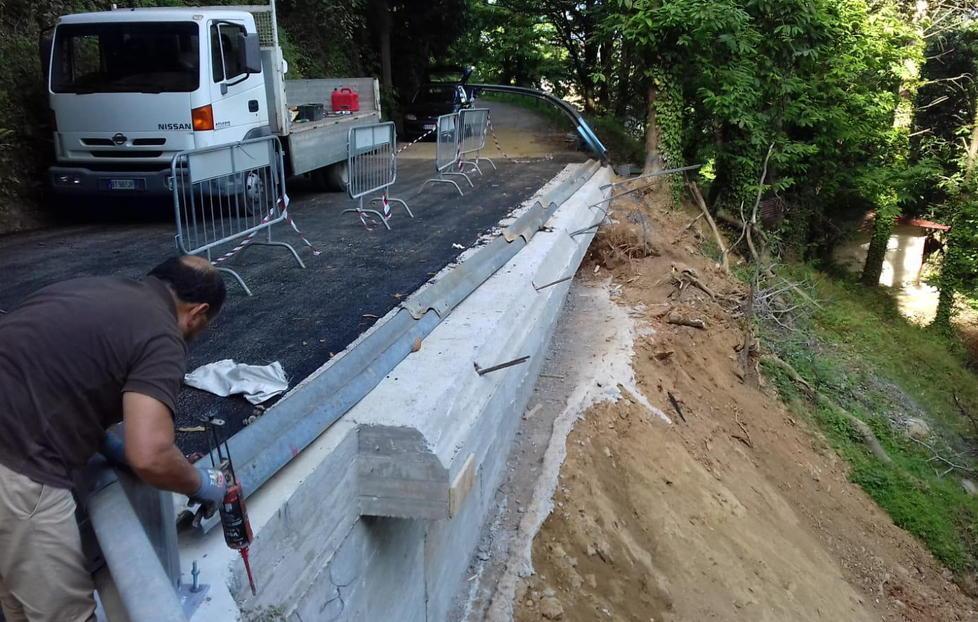 Lavori finiti, riapre al traffico la strada dei “Tecchioni”