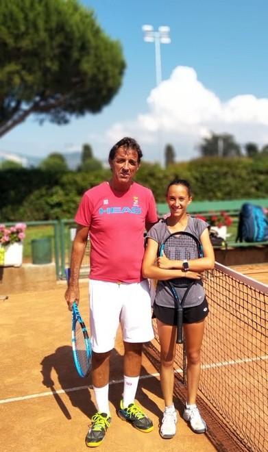 Noemi Basiletti in maglia azzurra agli Open di Francia