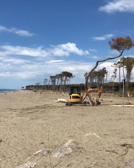 A Sistema srl il parcheggio di Marina di Alberese 