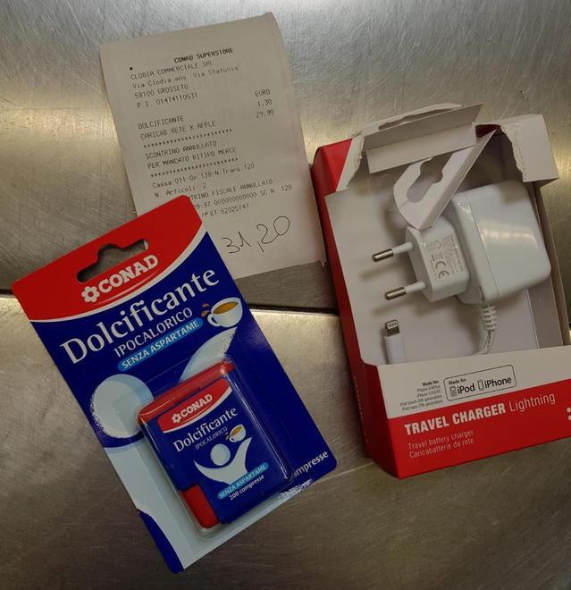 Via dal Conad senza pagare Denunciato un cliente
