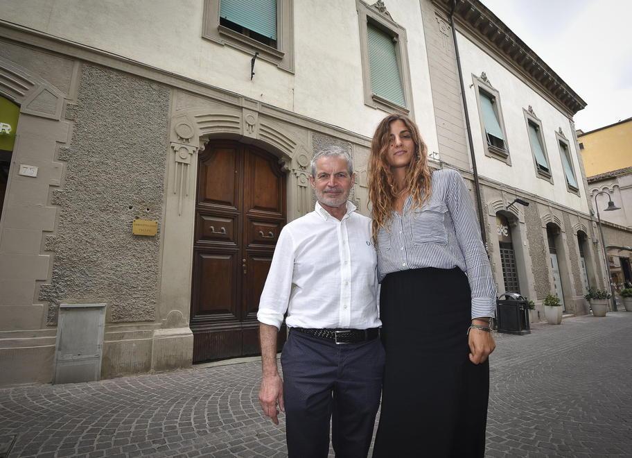Gli architetti Giuseppe Chigiotti e Matidia Pallini (foto Agenzia Bf)