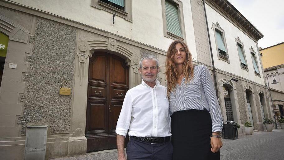 Gli architetti Giuseppe Chigiotti e Matidia Pallini (foto Agenzia Bf)