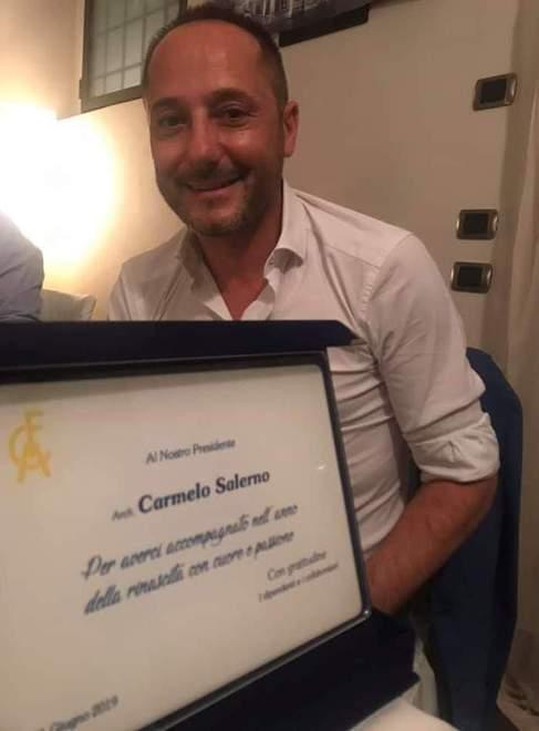 Il Modena ringrazia Carmelo Salerno per la rifondazione 