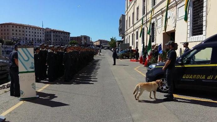Un'immagine della festa della guardia di finanza