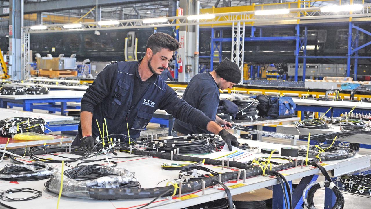 Un interno dello stabilimento Hitachi